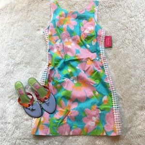 Lilly Pulitzer Delia Shorely Blue Mojo Lace Shift